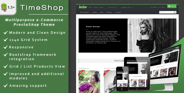 TimeShop - eCommerce PrestaShop Theme - PrestaShop eCommerce