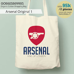 OceanSeven_Shopping Bag_Tas Belanja__Football Addiction_Arsenal Original 1
