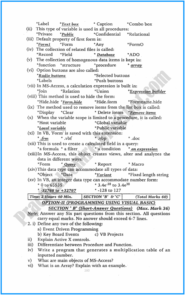 12th-computer-science-five-year-paper-2015
