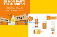 Logo Vichy Promo Solari 1+1 gratis e Cashback totale se non parti in estate. Scopri le due promozioni