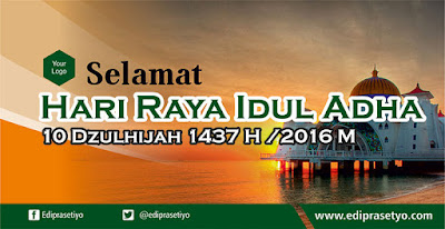 Free Desain Banner Idul Adha 2016