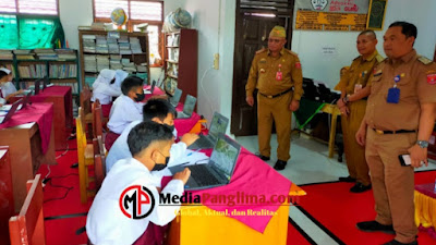 Siswa/i Tingkat SD Lampung Barat Mulai Laksanakan Ujian ANBK