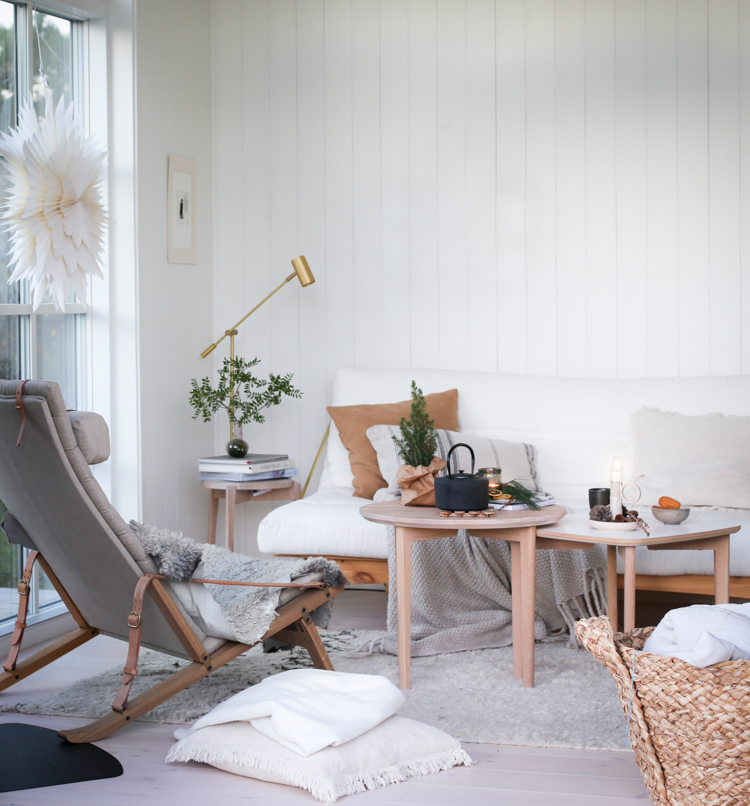 Coffee Tables and Festive Touches in Our Little Cabin!