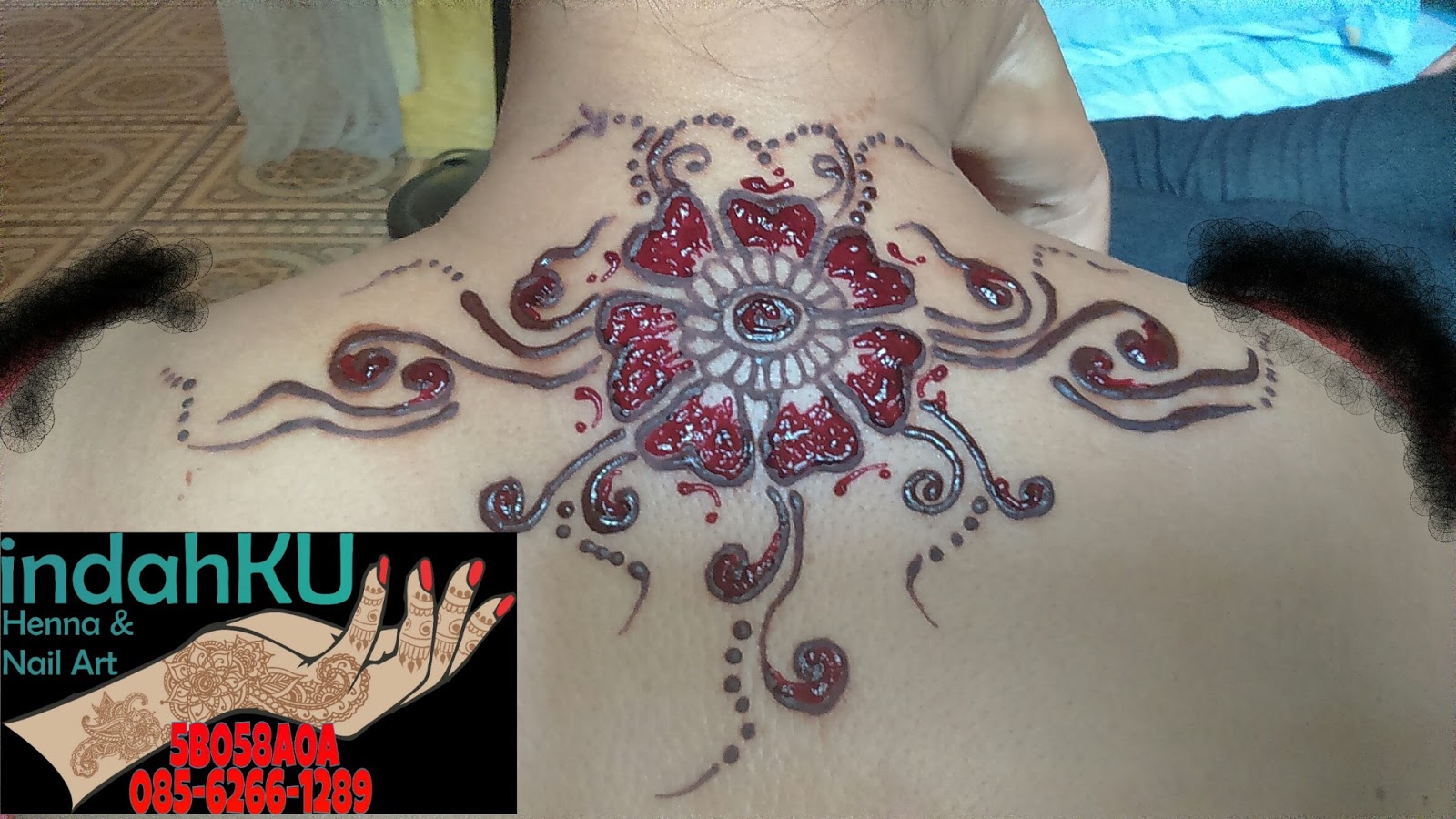 Gambar Henna Punggung Balehenna