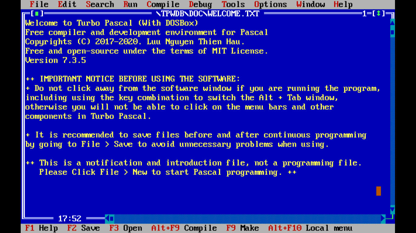 Cara Instalasi Software Turbo Pascal