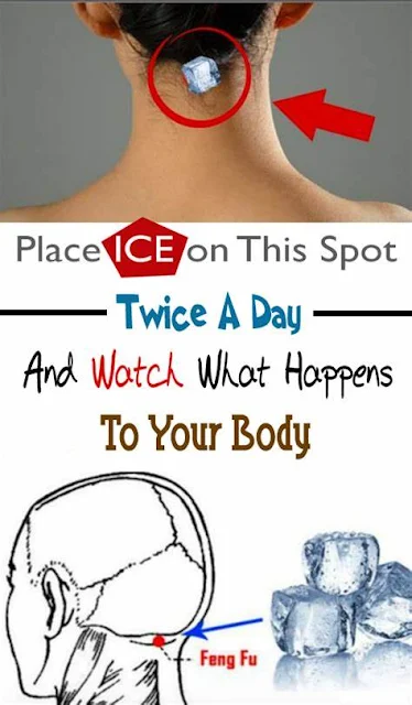 10 Amazing Things That Happen To Your Body When You Put Ice On This Point Of Your Neck