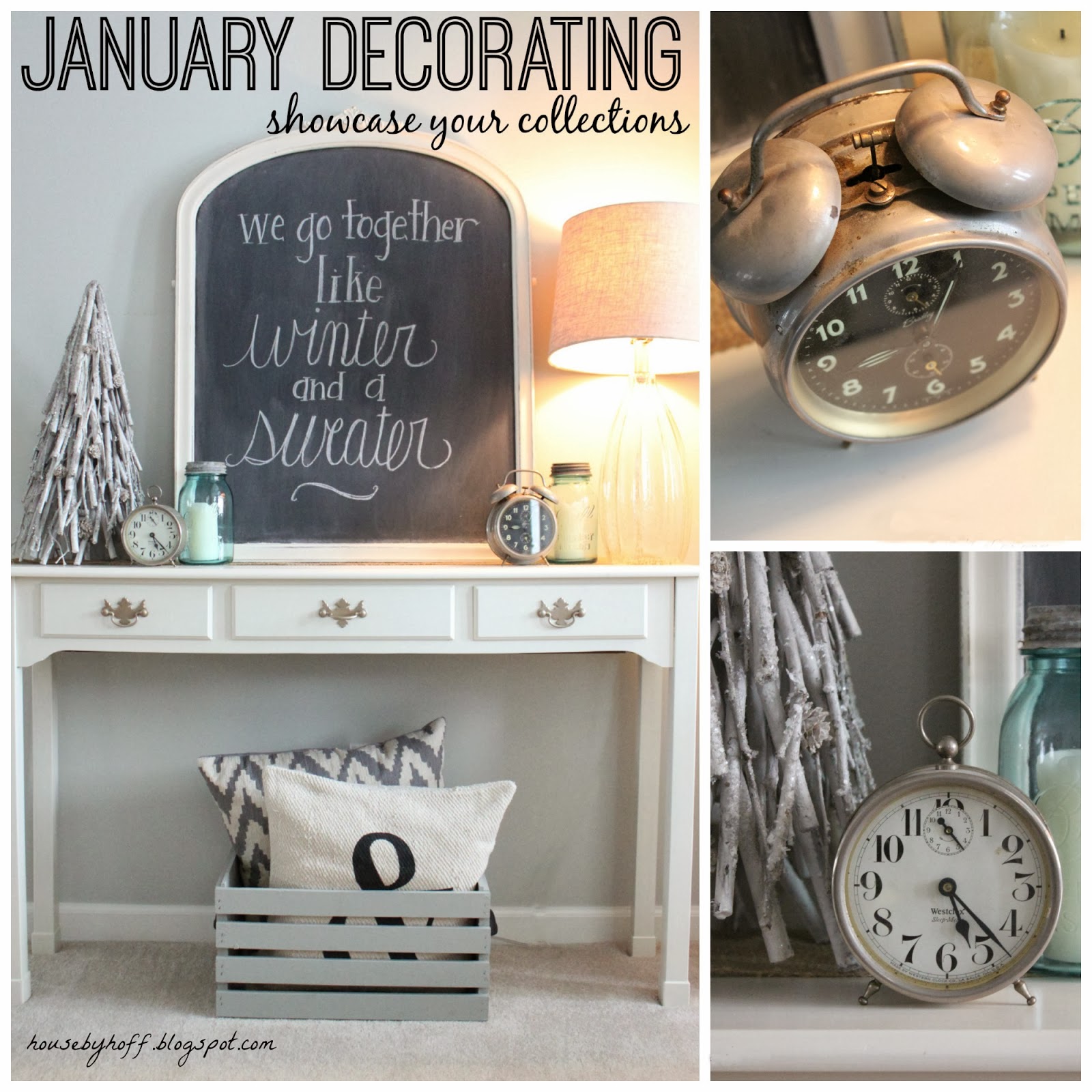  January  Decorating  A Winter Chalkboard Showcasing Your 