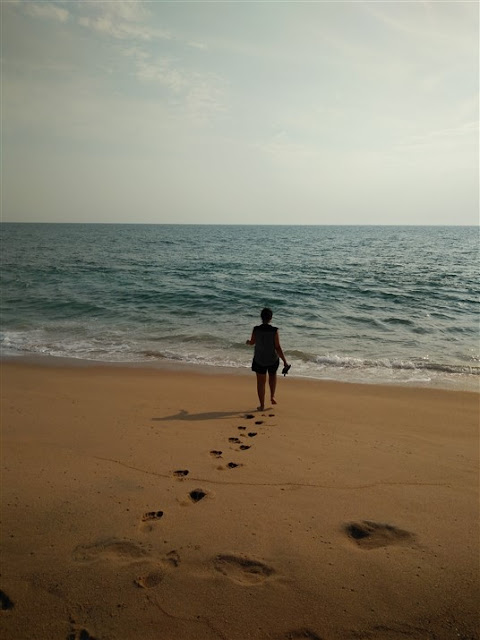 poovar beach girl alone kerala travel blog