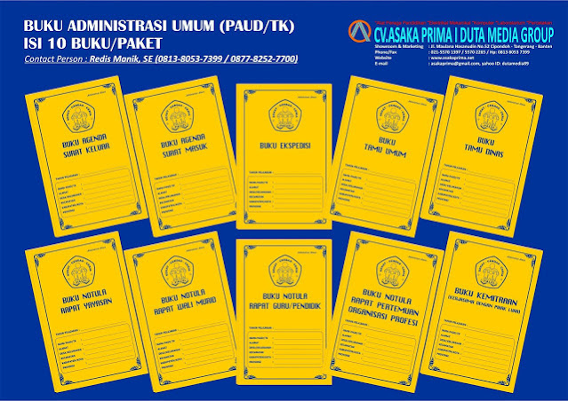 DAFTAR BUKU ADMINISTRASI PAUD K13 TERBARU 2021 - TOKO BUKU ADM SEKOLAH TERLENGKAP