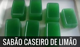 SABÃO CASEIRO DE LIMÃO: bactericida, antifúngico e tira mau odor das roupas. FAÇA HOJE