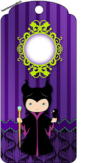 Maleficent Baby Party: Free Printable Candy Bar Labels.