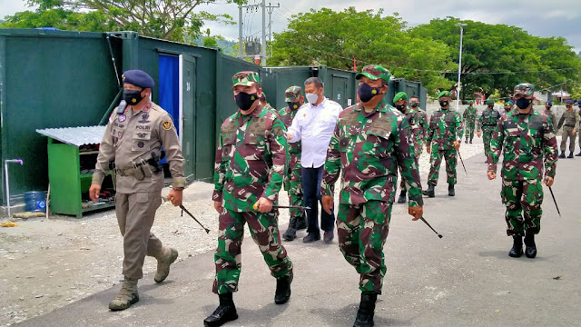 Kunjungi Sulteng, Pangdam XIII Merdeka datangi Poskotis Ops Madago Raya