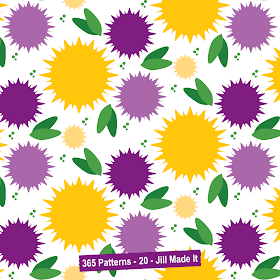 365 Patterns:  Happy Abstract Flowers