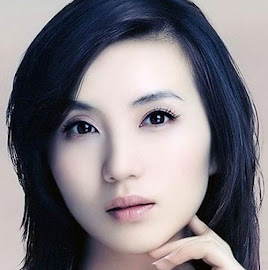Woman with Round face shape. Chen Hao, Chinese actress.