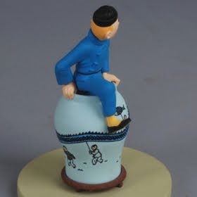 Jual Tintin lotus Biru Figure