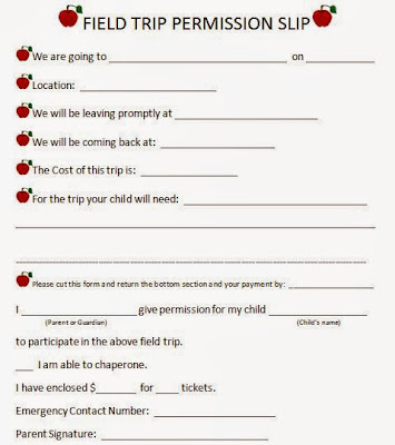 Field Trip Form