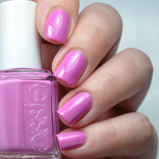 bright purple creme nail polish