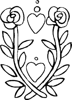 valentine roses printables