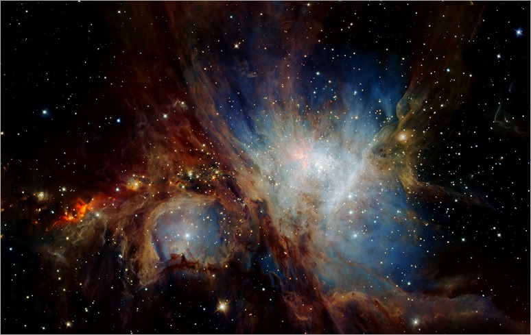 A deep infrared view of the Orion Nebula from HAWK-I