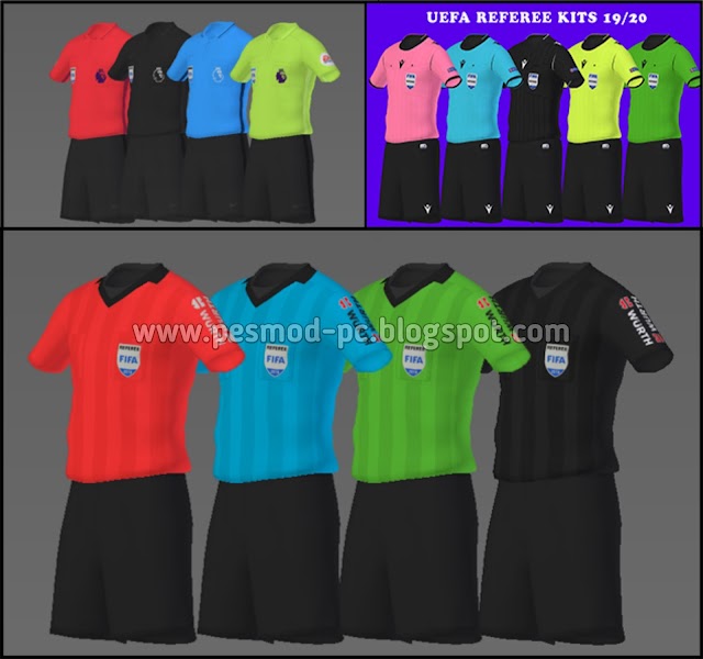 PES 2020 Referee Kit Server Pack V5.0 for Sider by Hawke