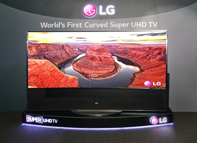 LG 105-inch Curved Super Ultra HDTV