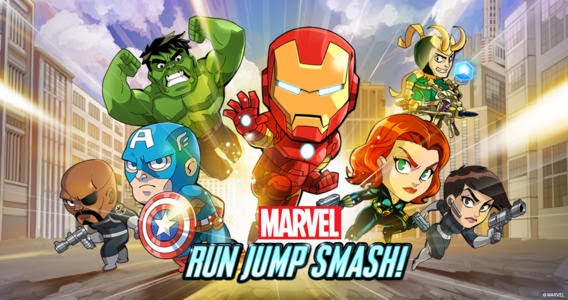 Descarga Marvel Run Jump Smash para android, iOS y muy pronto para Windows Phone 
