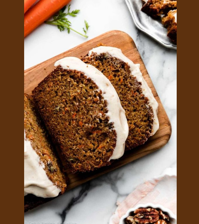 Carrot Cake Loaf (Quick Bread)