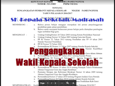  ini ialah format gres yang mungkin anda perlukan untuk melengkapi rujukan anda dalam m Contoh SK Wakasek Kesiswaan SD, SMP, SMA, Sekolah Menengah kejuruan Tahun 2018