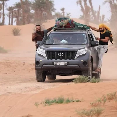  Le circuit des Mille Milles  "désert de la gazelle et des oasis  de palmiers à Zakoura