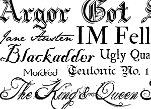 tattoo fonts