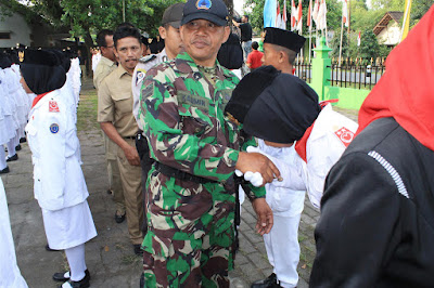 Upacara Pengukuhan Paskibra Kec. Pajangan Tahun 2016