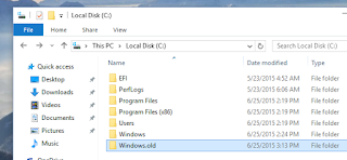 Windows.old folder-for-downgrading-windows-10