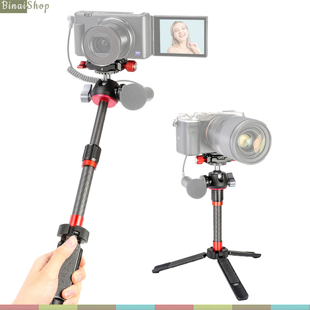 Ulanzi MT-43 - Tripod Mini Cho Máy Ảnh, Điện Thoại, Tải Trọng 2,5 Kg