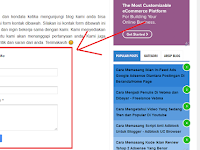 Cara Membuat Laman Contact Form Blogger - Laman Formulir Contact