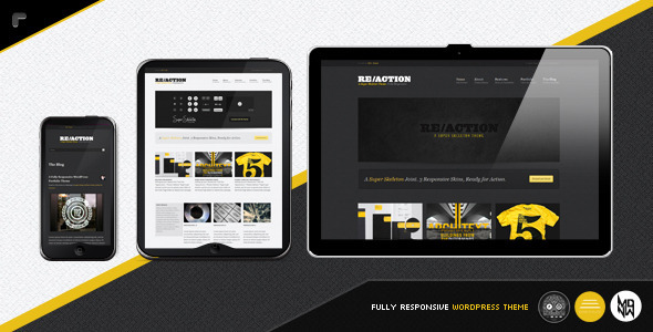 Reaction WP WordPress Theme Free Download by ThemeForest.