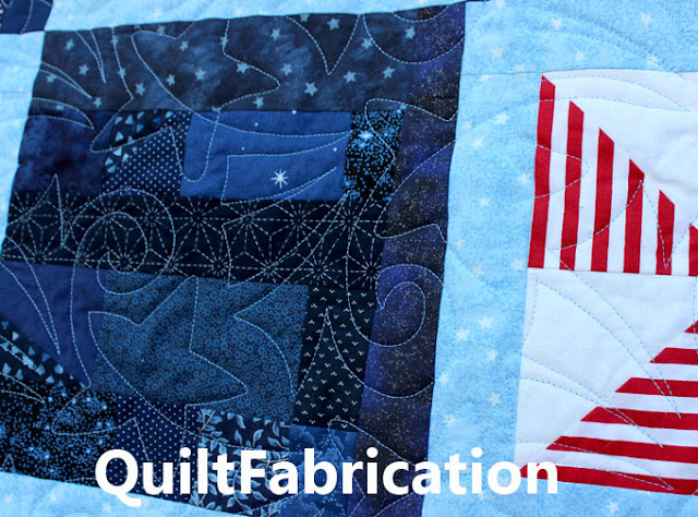 quilting detail up close