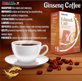 Edmark Kenya products Ginseng coffee