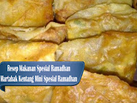 Resep Spesial Bulan Puasa Martabak Kentang Mini Spesial