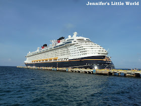 Disney cruise ship in the Caribbean