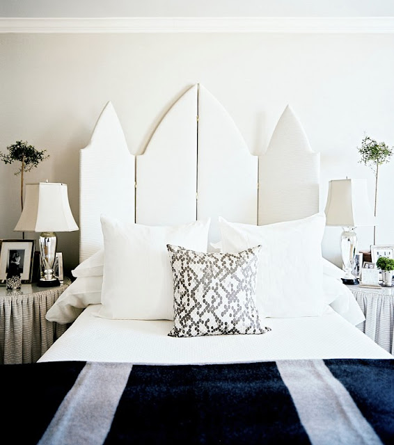 Room Divider as Headboard