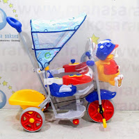 family duck baby tricycle