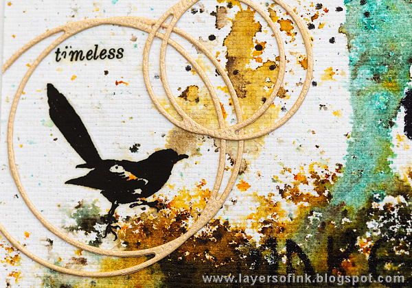 Layers of ink - Stencils and Infusions Tutorial by Anna-Karin Evaldsson with stencils by StencilGirl and Paper Artsy Infusions