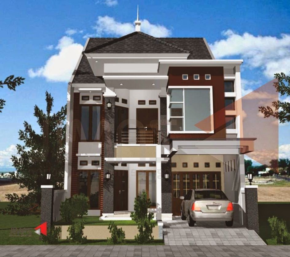 Desain Rumah Minimalis 2 Lantai Type 45 Foto Desain Rumah