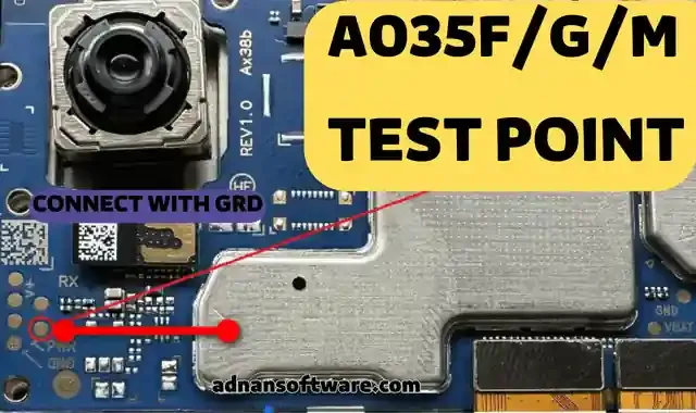 Samsung A035f test point
