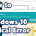 How to Fix Windows 10 Critical Error 