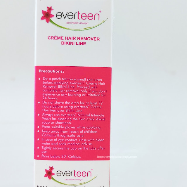 The Bikini hair removal process is always a nightmare for me Everteen Bikini Hair Removal Cream - Review