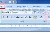 Cara merapikan tulisan di Ms word