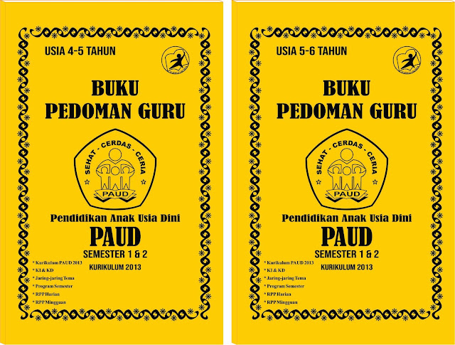 BUKU PEDOMAN GURU PAUD KELOMPOK A DAN B - BUKU PEGANGAN GURU PAUD TERBARU K13 REVISI 2020