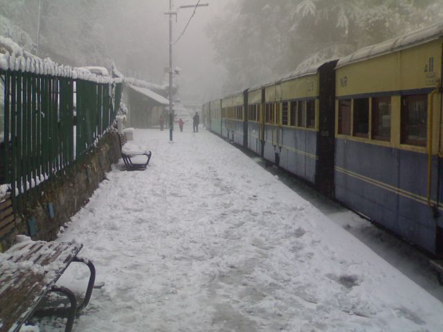 Kalka Shimla Railway in Winter
