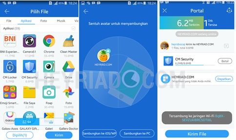  Salah satu trik menghemat paket data internet yang telah dibeli ialah dengan  Otak Atik Gadget -  Cara Mengirim Aplikasi Android Hanya 3 Detik